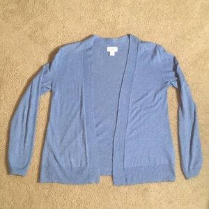 Blue cardigan